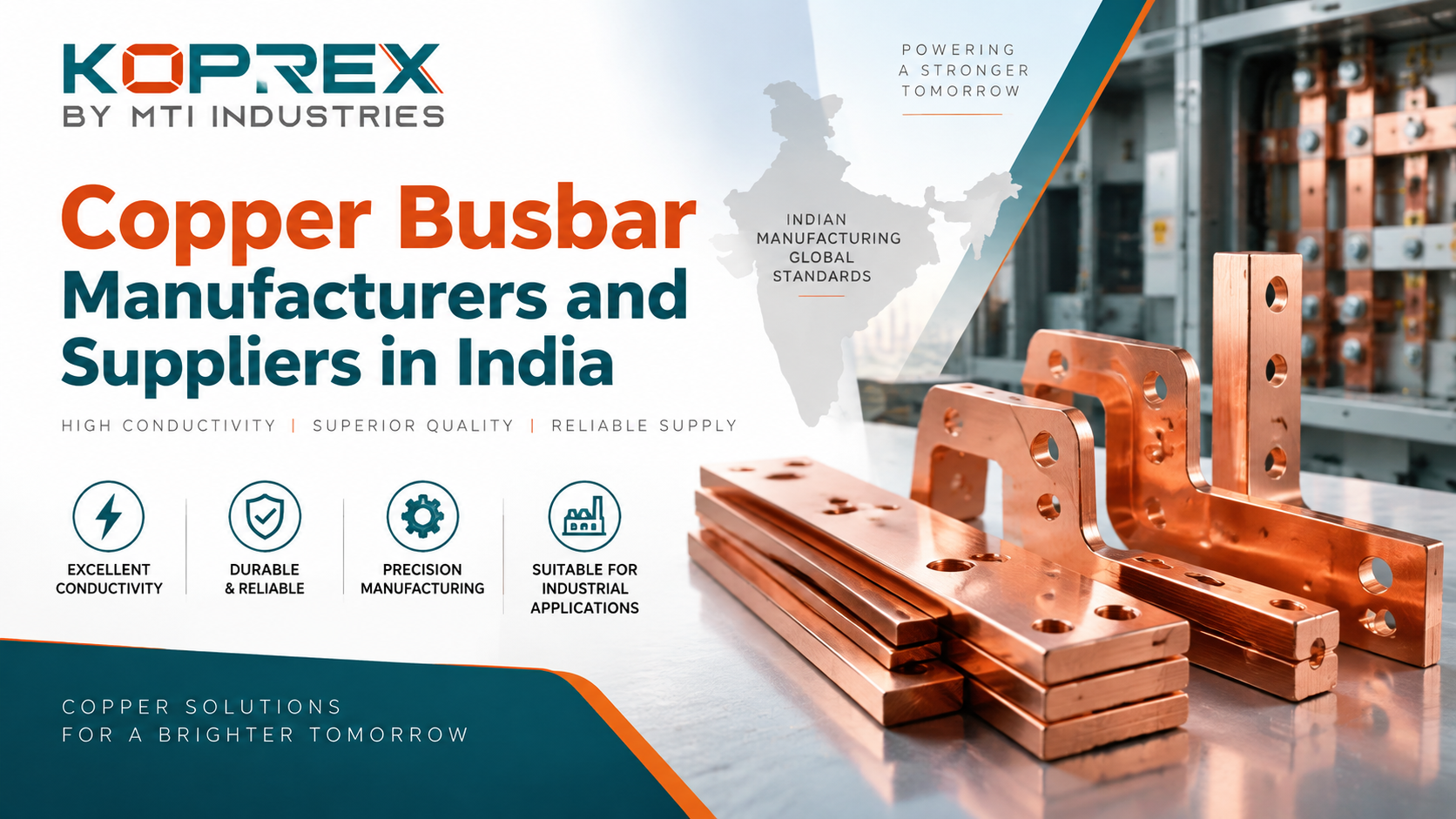 Copper Busbar Manufacturers and Suppliers in India